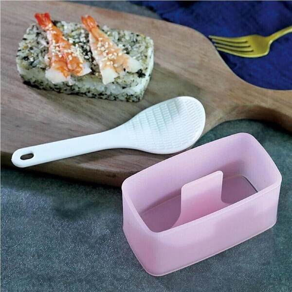 Kitchen Sushi Mold Spam Musubi Mold Onigiri Rice Ball Bento Press Maker Mould