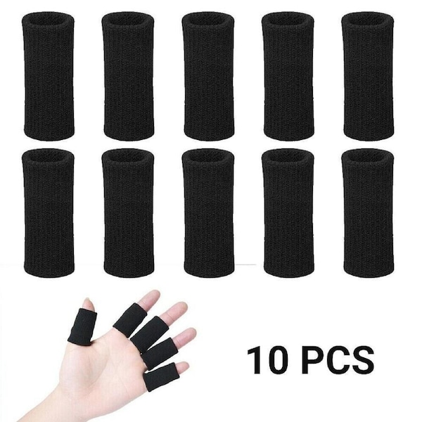 10x Finger Splint Stabiliser Finger Sleeves Thumb Support Protector Finger Brace