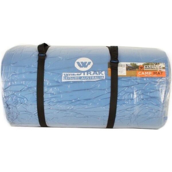 Wildtrak Open Cell Single 190x60cm Camp Mat Foam Outdoor Camping Bedding Blue