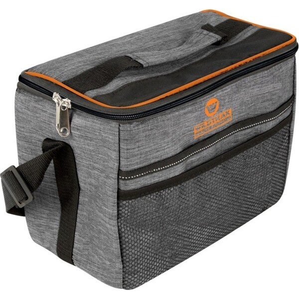 Wildtrak 12-Can Camping Cooler 8.5L/26cm Storage Bag Drink Holder Grey/Black