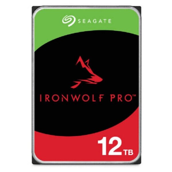 Seagate 12TB IronWolf Pro 3.5" SATA 7200RPM NAS Hard Drive Support Unlimited [ST12000NT001]