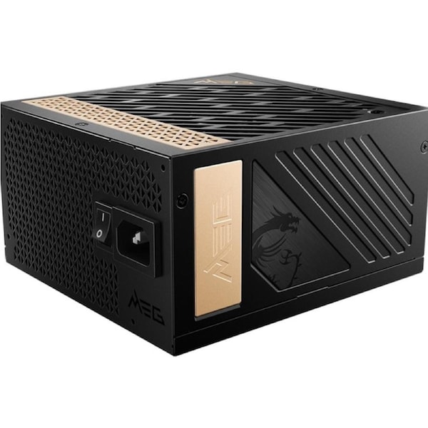 MSI MEG Ai1300P PCIE5 1300W Power Supply PSU, 80 Plus Platinum, Full Modular