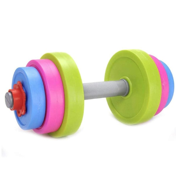 Nevenka Adjustable Barbell Toy Set for Kid Pretend Play Exercise-36cm