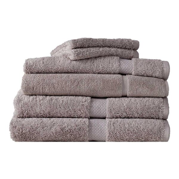 6pc Canningvale Royal Splendour Bathroom Towel Set Luxury Home Decor Storm Grey