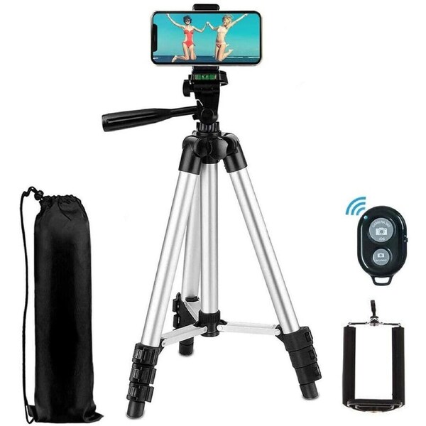 Professional Camera Tripod Stand Mount Phone Holder For iPhone DSLR Travel Flex