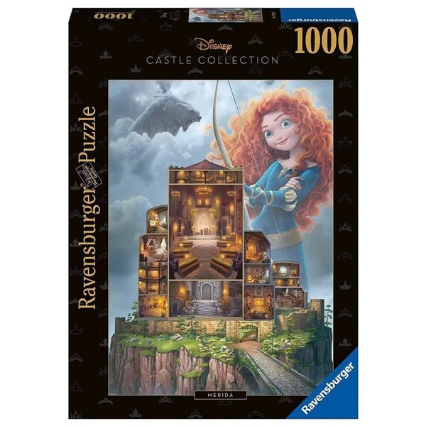Ravensburger Puzzle 1000pc - Disney Castles - Merida