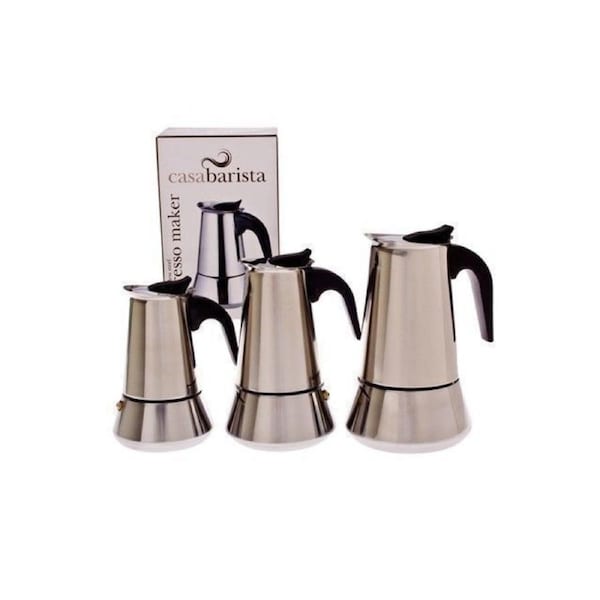 Casabarista 10 CUP STAINLESS STEEL ESPRESSO COFFEE MAKER Percolator