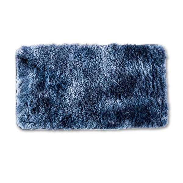1x Mat Cosy Synthetic Fur Floor Soft Luxurious Home Master - Blue 90cm x 50cm