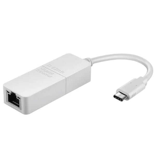 D-Link USB-C to Gigabit Ethernet Adapter DUB-E130 White