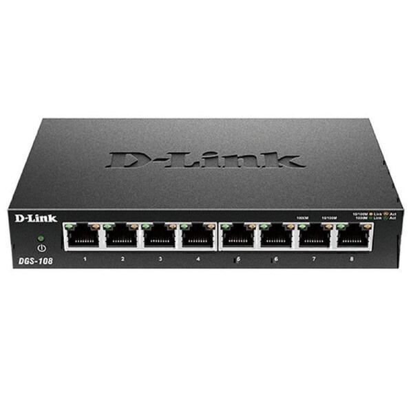 D-Link 8-Port Gigabit Desktop Switch Metal Housing