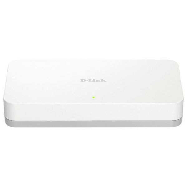 D-Link 8-Port Gigabit Desktop Switch DGS-1008A White