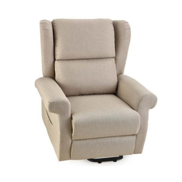 FORTIA Electric Recliner Lift Heat Chair for Elderly, Massage, Heat Therapy, Aged Care, Beige
