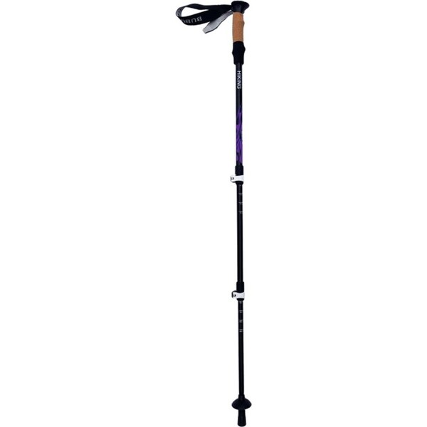 High Trek Peak Outdoors Trail Hiking Lightweight Aluminium Walking Stick/Pole