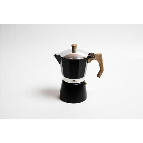 Coffee Culture Italian Stove Top Coffee Espresso Maker Percolator 3 cup Black