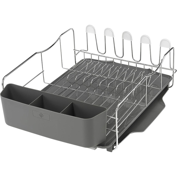 Polder Advantage Pro Dish Rack Kitchen Dishwashing Cleaning Aid 50x35x16cm