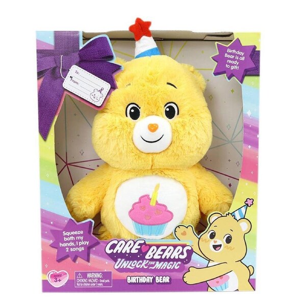 Care Bears Unlock the Magic Birthday Bear Singing Plush