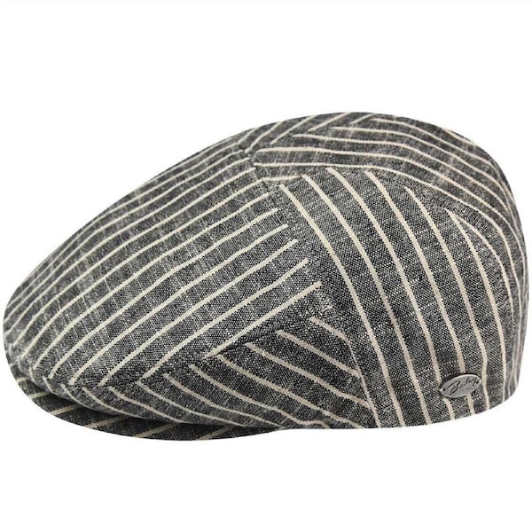 Bailey Mens Piland Ivy & Flat Cap For Spring and Summer Season - Black L