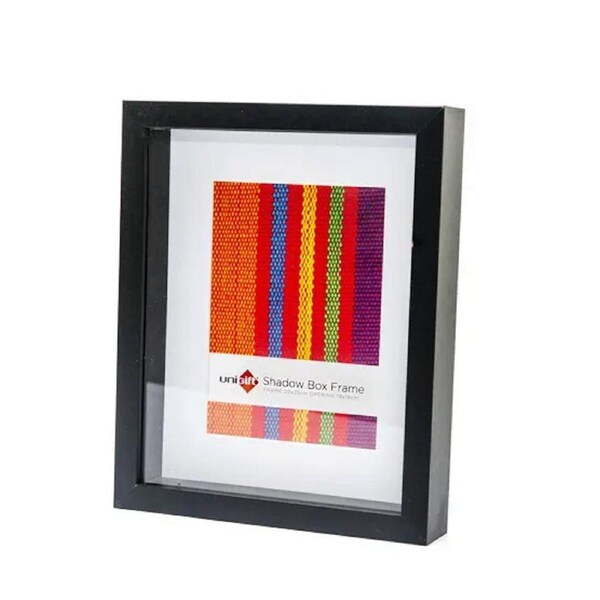 6 x Photo Frame Shadow Box Picture Display Wall Hanging Home Decor 20x25cm Black