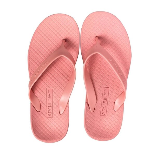 ARCHLINE Orthotic Thongs Arch Support Shoes Flip Flops - Pastel Pink EUR 41