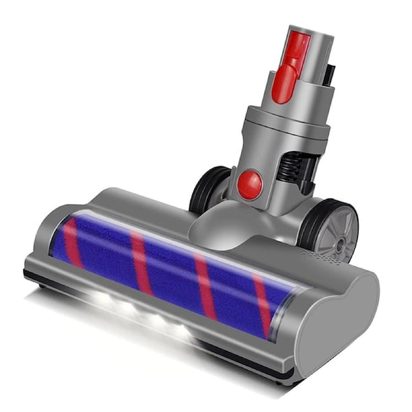 Soft Roller Cleaner Head Compatible with Dyson V7 V8 V10 V11 Cordless Stick Vacuum Cleaners Parts Hardwood Floor Attachment with LED Headlight