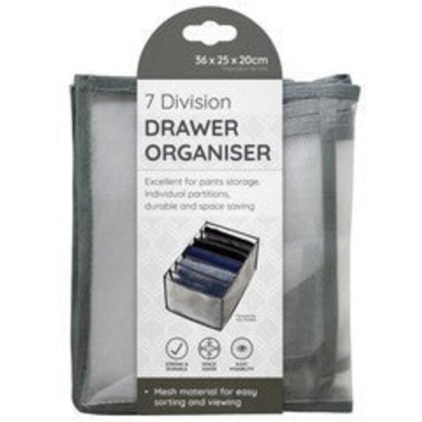 Drawer Organiser 7 Divisions