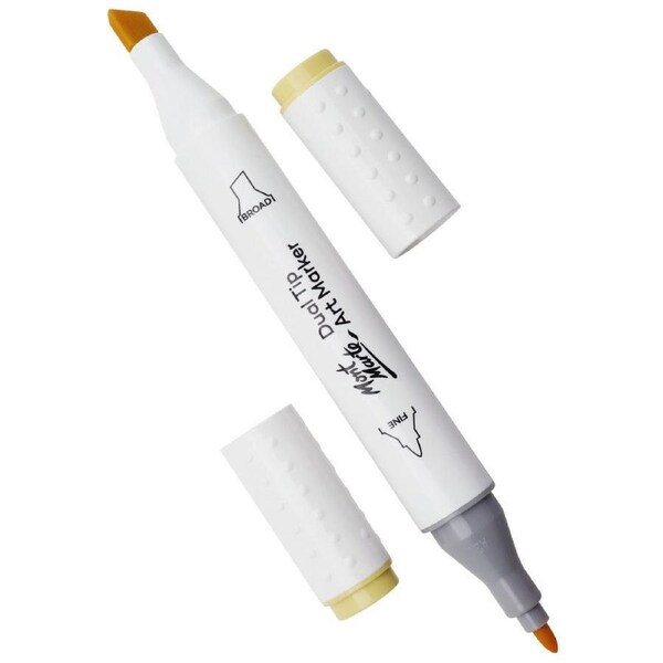 Mont Marte Dual Tip Alcohol Art Marker - Lemon Yellow