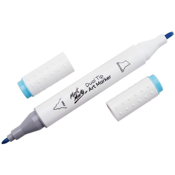 Mont Marte Dual Tip Alcohol Art Marker - Cyan