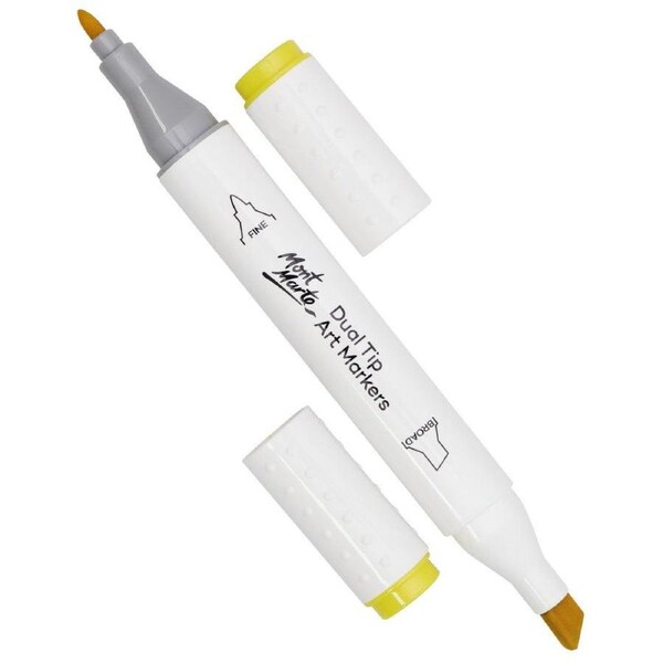 Mont Marte Dual Tip Alcohol Art Marker - Yellow