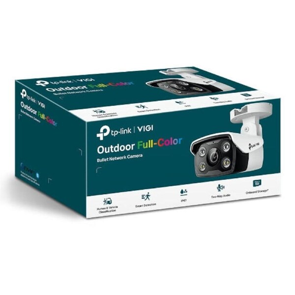 TP-LINK VIGI 3MP C330(2.8mm) Outdoor Full-Color Bullet Network Camera, 2.8mm Lens, Smart Detectio, 2YW (LD)