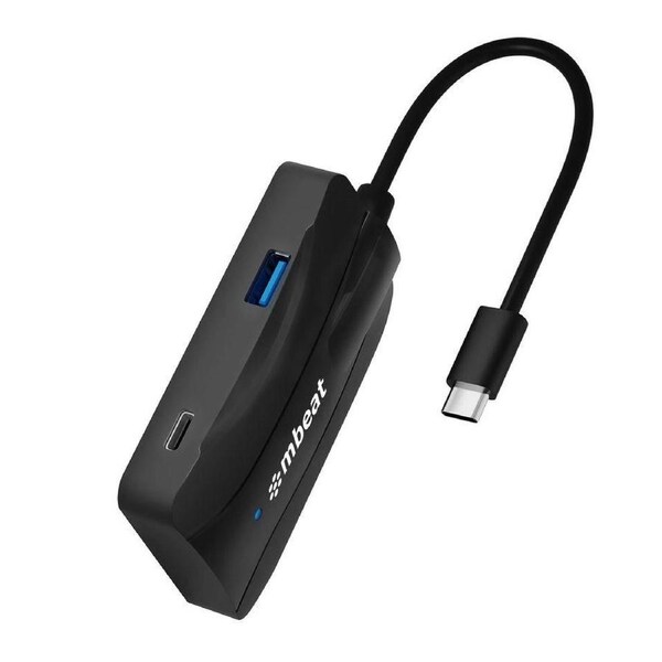 MBEAT 4-Port 10Gbps USB-C 3.2 Gen2 Hub (2 USB-A & 2 USB-C)