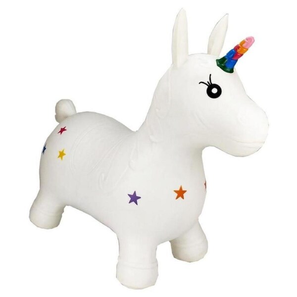 Happy Hopperz - White Unicorn