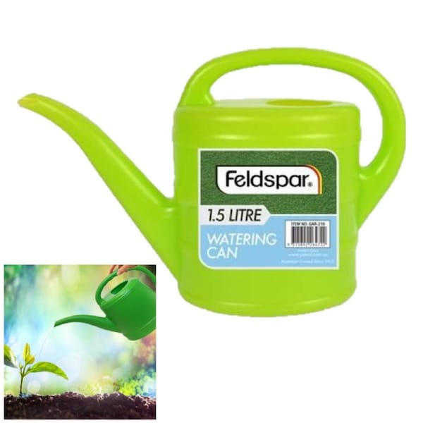 1.5L Plastic Watering Can Indoor Outdoor Plant Gardening Tools Comfort Grip