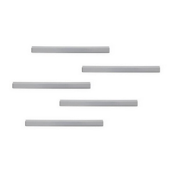 5PK Durable Durafix Rail 21cm Magnetic Clip A5 Document Holder Organiser Silver