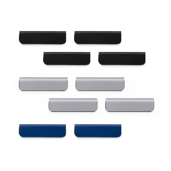 10PK Durable Durafix 6cm Magnetic Clip Document/Notes Stationery Holder Assorted