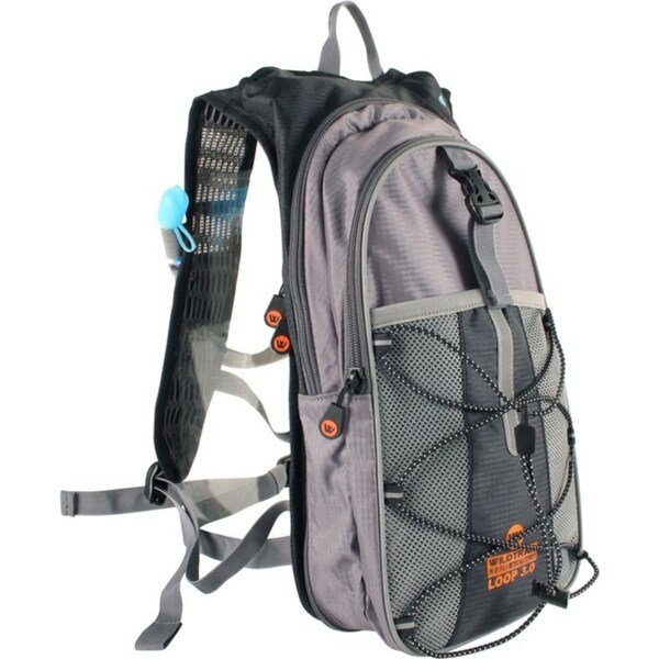 Wildtrak 3L Loop Hydration Pack Water/Drink Camping Storage Backpack Bag Grey