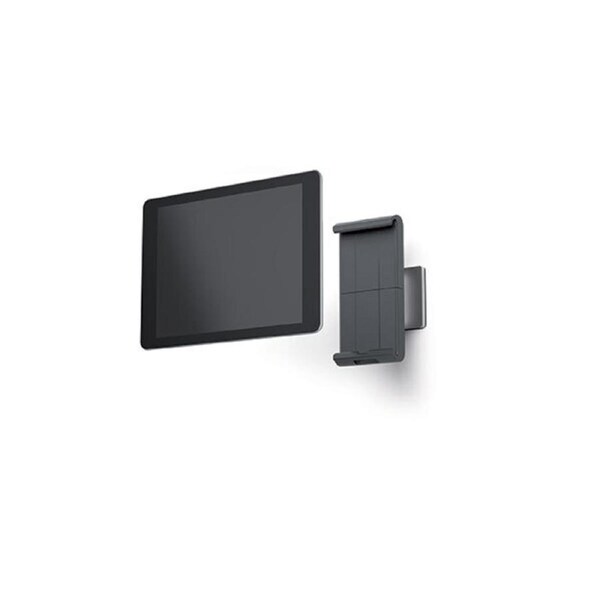 Durable Aluminium Rotatable Tablet Secure Holder Wall Mounted Home/Office Silver