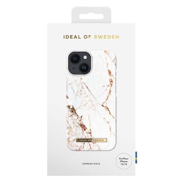 Ideal of Sweden Fashion MagSafe Carrara Gold Case (Suits iPhone 13/14)