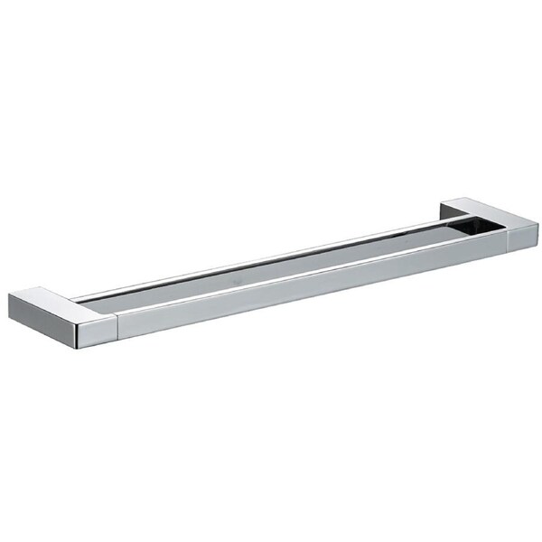 Ceram Double Towel Rail 600mm Chrome