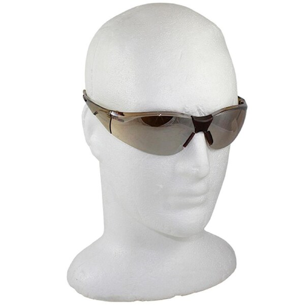 Chimera Nova Midrange Safety Glasses Brown Mirror Lens 10 Box