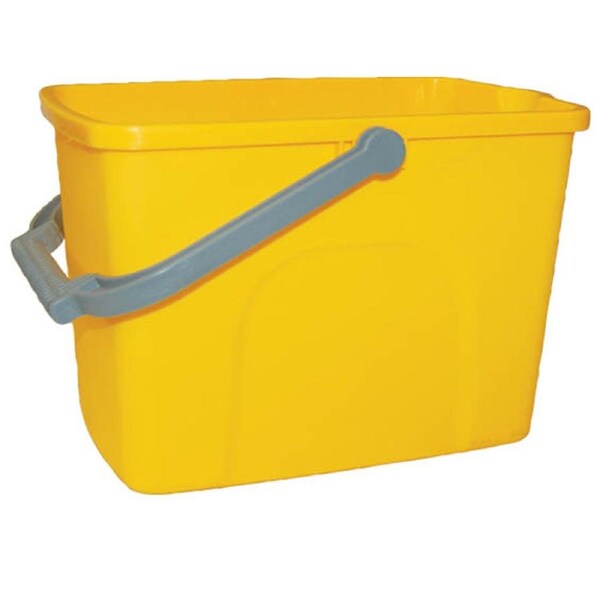 Livingstone General Rectangular Cleaning Bucket Yellow 10L Each