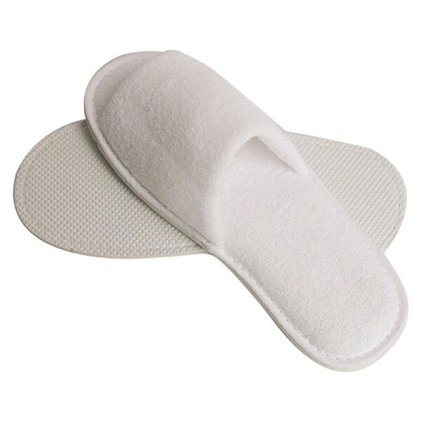 Livingstone Slippers Cotton Towel White 1 Pair