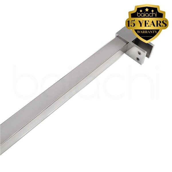 Shower Screen Glass Panel Stabiliser Support Bar Chrome Adjustable Up To 1000mm