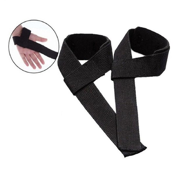 1 pair Weight Lifting Gym Muscle Training Wrist Support Straps Wraps Bodybuilding