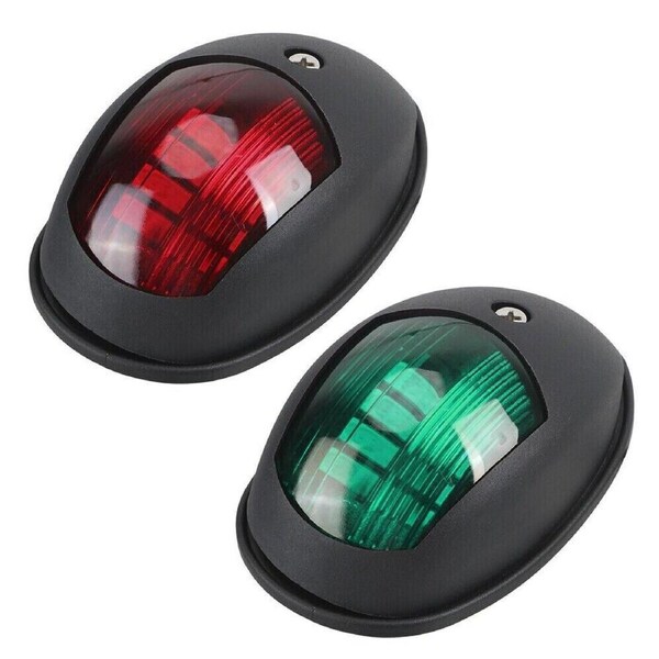 2x Navigation Lights LED Nav Lamp Side Mount Port Starboard Marine Yacht Boat