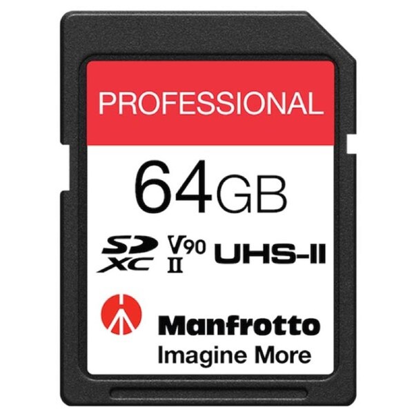 Manfrotto Professional UHS-II V90 U3 SDXC Card 64G