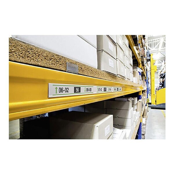 25PK Durable Scanfix 4x100cm Label Strip Self-Adhesive Labelling Sticker White