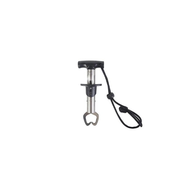 Fishteck 15cm Stainless Steel Outdoor Lip Grip Fish Handler/Grabber w/ Lanyard