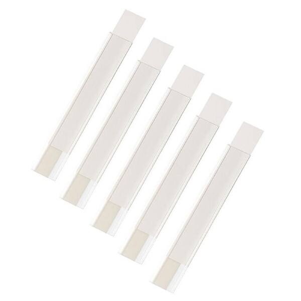 50PK Durable Scanfix 3x20cm Label Strip Self-Adhesive Labelling Sticker White