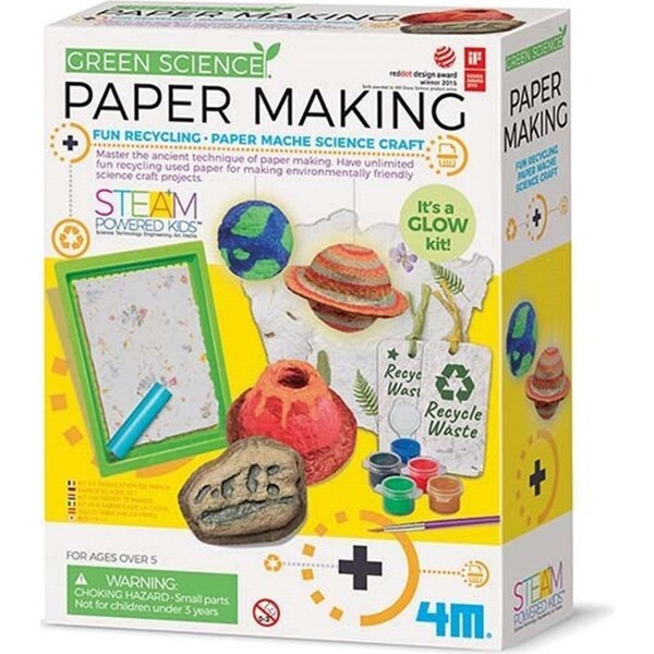 4M Green Science Paper Making Educational Kids/Toddler Fun Activity Toy 8y+