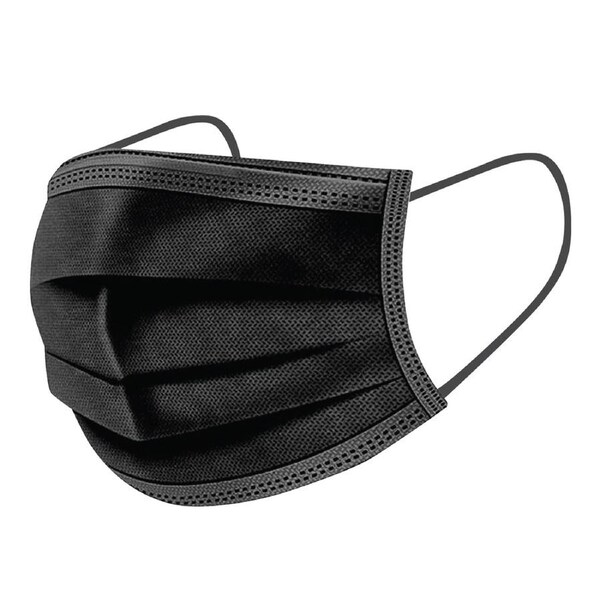 30pc Ozguard Black Disposable PPE Protective Face Mask Respirator Kids/Adult 6+